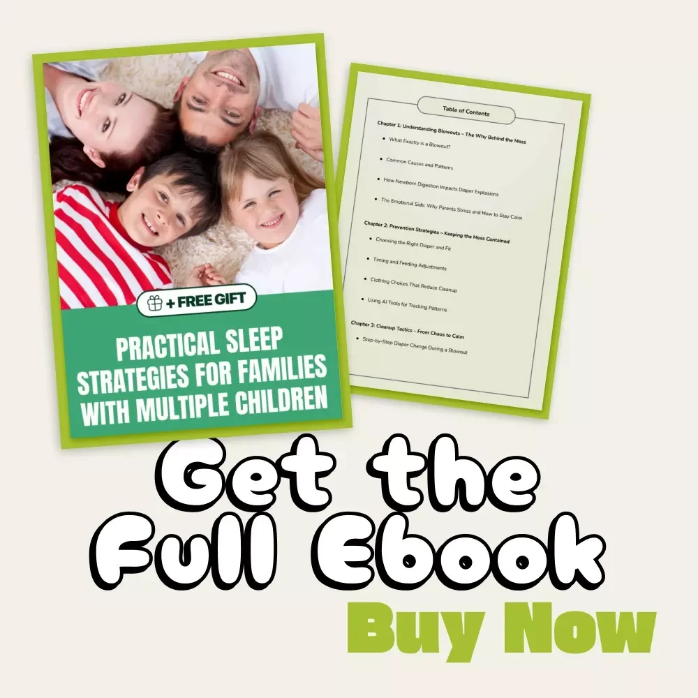 Practical Strategies for Families with Multiple Children | eBook for Busy Parents | Digital Download with Tips for Families with Multiple Kids at Night