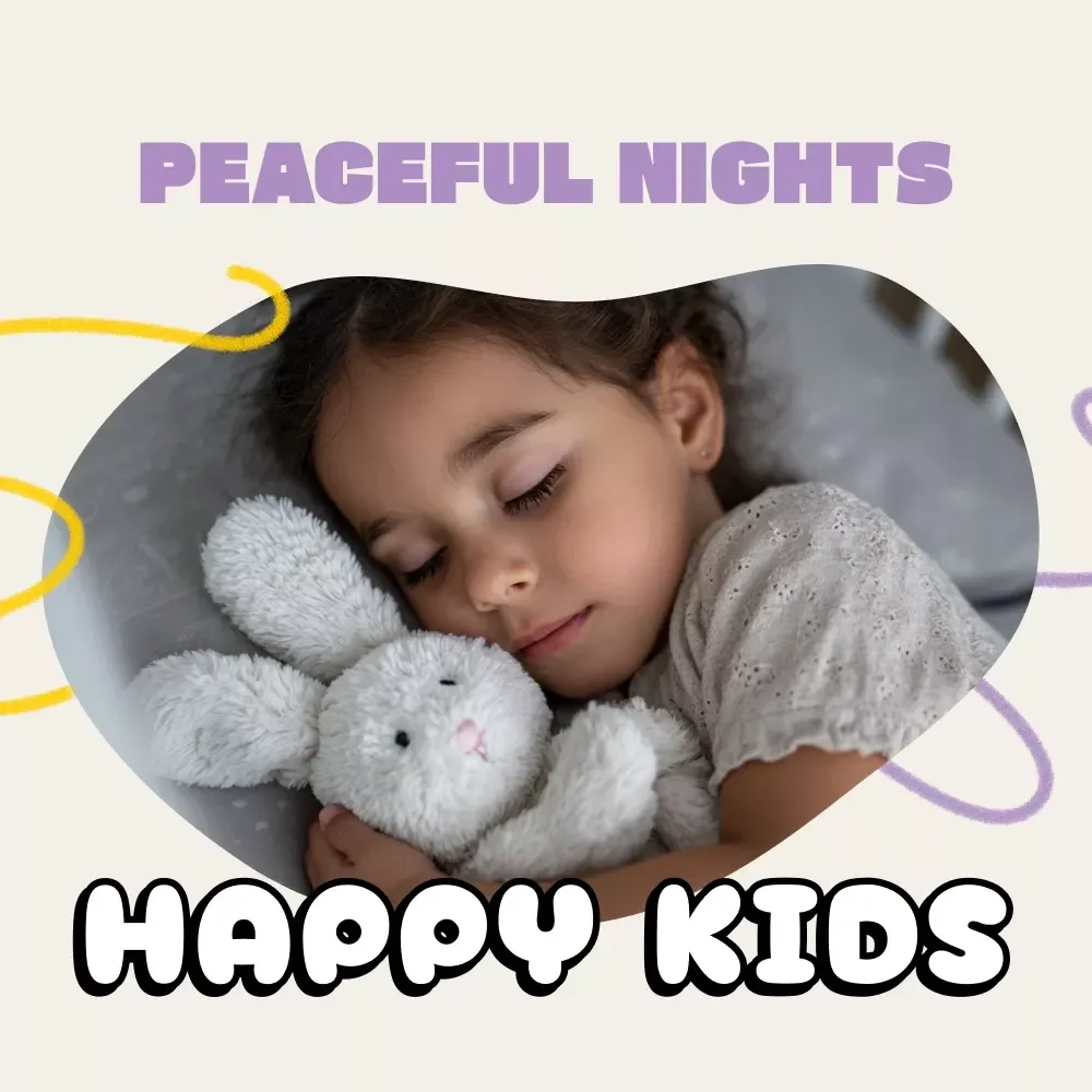 Peaceful Nights for Happy Kids | eBook for Parents | Gentle Guide with Tips to Avoid Overtired Kids at Night, Calming Routines & Better Sleep Habits