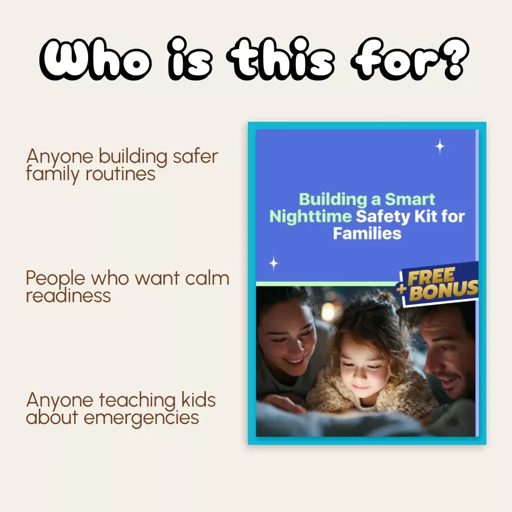Building a Smart Nighttime Safety Kit for Families – How to Create a Nighttime Safety Kit | Family Preparedness Guide | Digital Download eBook for Parents & Home Safety Planning