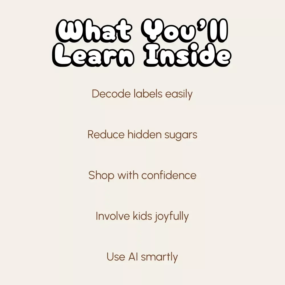 Smart Cart, Healthy Start | Digital Guide for Parents | How to Shop for Kid-Friendly Healthy Foods | Family Nutrition eBook & Printable Grocery Planner | Learn How to Shop Smart for Kids