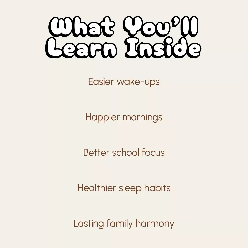 Morning Momentum for Teens and Tweens – A Practical Parent’s Guide to How to Manage Older Kids Getting Up Late | Digital Download Routine & Motivation eBook