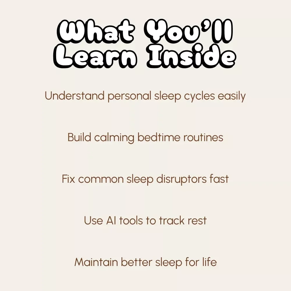 Sleep Smarts for Every Learner | Digital Guide on How to Teach Sleep Habits | Sleep Education eBook for Parents, Teachers & Coaches