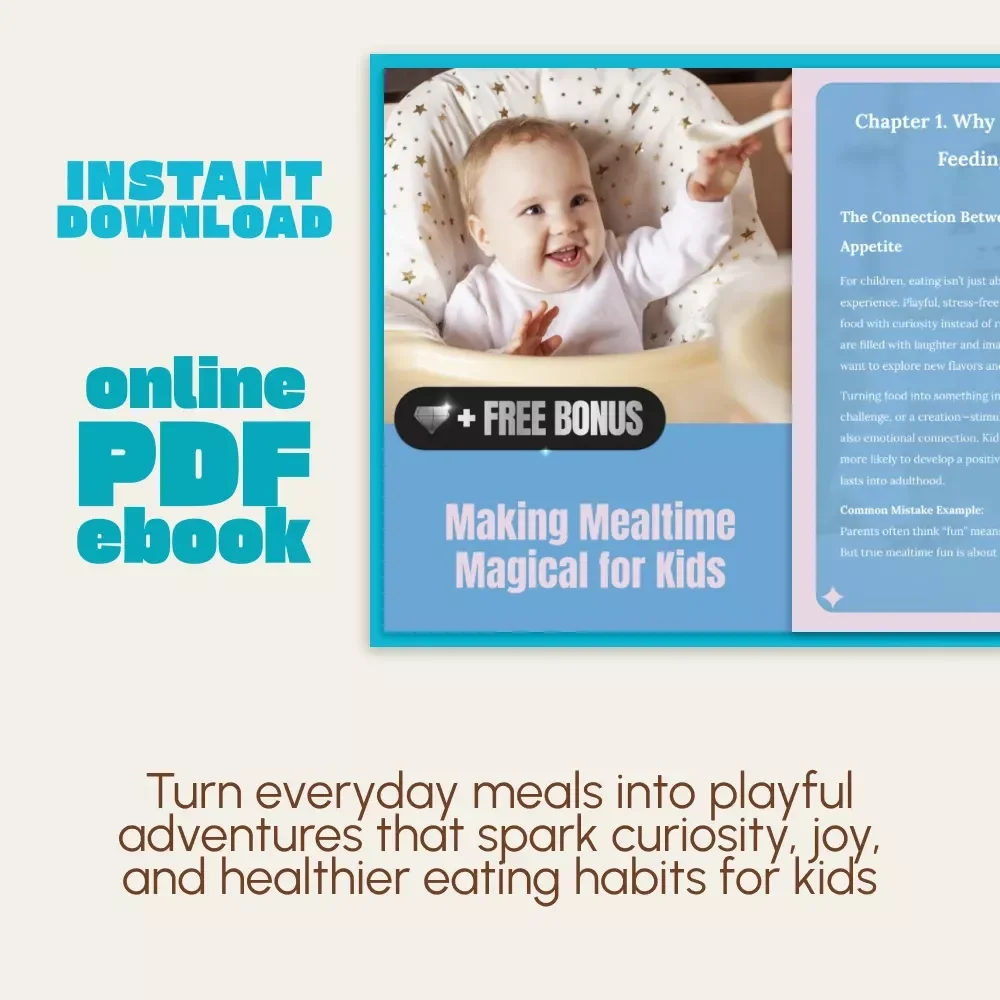 Making Mealtime Magical for Kids | Fun Food Ideas eBook | How to Make Food Fun for Kids | Family Mealtime Guide for Picky Eaters