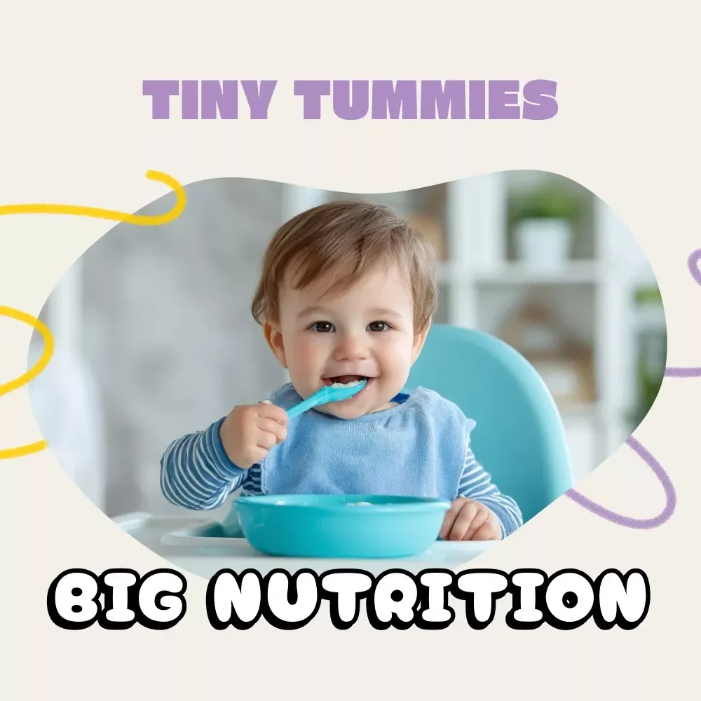 Tiny Tummies, Big Nutrition: A Parent’s Complete Guide to Homemade Baby Food | How to Make Baby Food at Home | Digital Download eBook for New Parents