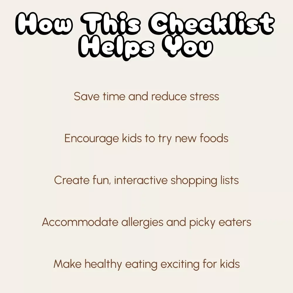 Create the Ultimate Kid-Friendly Shopping List Digital Checklist | How to Use AI to Generate Shopping List for Kids