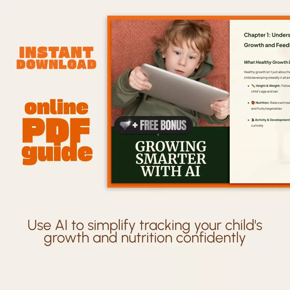 Growing Smarter with AI: A Digital Checklist for Modern Parents | Learn How to Use AI to Analyze Child Growth & Feeding
