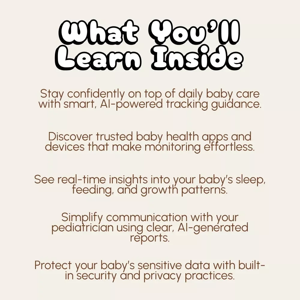 Baby Health in the Digital Age: Your Fun AI-Powered Tracking Checklist | How to Track Baby Health Metrics Using AI | Smart Parenting eBook | Digital Download Checklist