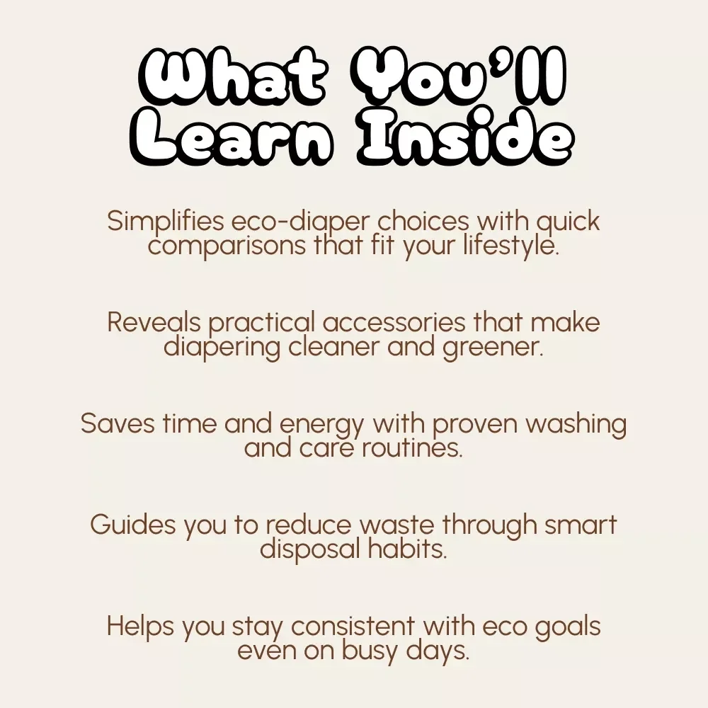 Eco-Friendly Diapering Made Easy: Your Ultimate Checklist | Sustainable Parenting Guide | Printable Digital Download for Eco-Friendly Diapering Options
