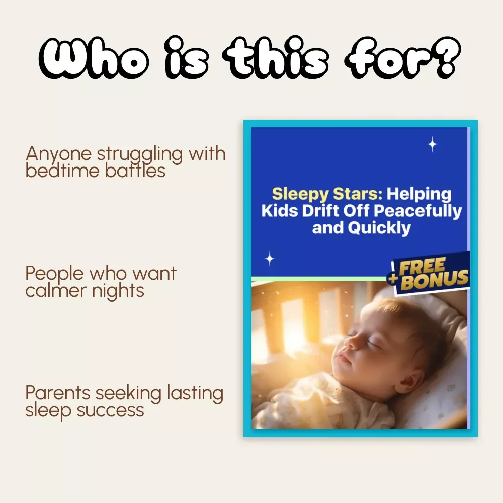 Sleepy Stars: Helping Kids Drift Off Peacefully and Quickly | eBook Guide for Parents | How to Help Kids Fall Asleep Faster | Digital Download for Calm Bedtimes