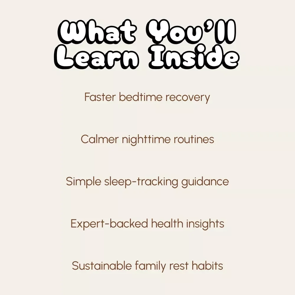A Parent’s Guide to Restoring Healthy Sleep After Illness | Digital Sleep Recovery Guide for Families | How to Reset Sleep After Illness | Printable Wellness eBook for Parents