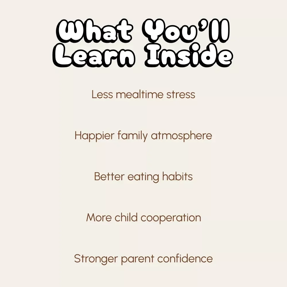 Calm Mealtime Moments When Your Child Refuses Food | Printable Parenting Checklist for Picky Eaters | Gentle Guide on How to Calm Child When They Refuse Food