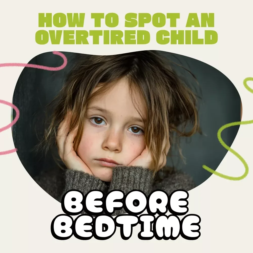 How to Spot an Overtired Child Before Bedtime | Printable Parenting Guide | Digital Download on How to Know if Child is Overtired at Bedtime | Gentle Sleep Strategies for Parents