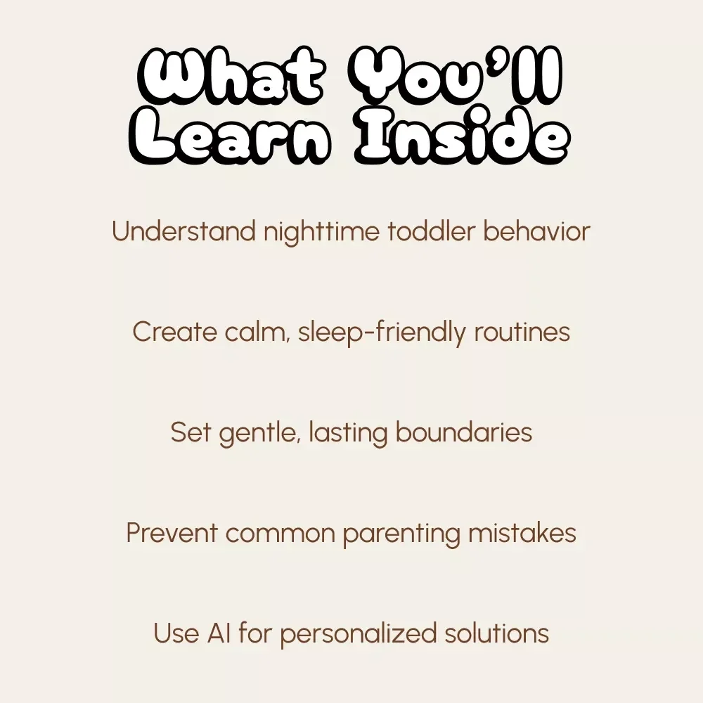 Midnight Visitors: Why Your Toddler Keeps Coming to Your Room and What to Do About It | Toddler Sleep Guide, Gentle Parenting eBook, Digital Download for Parents Wondering 