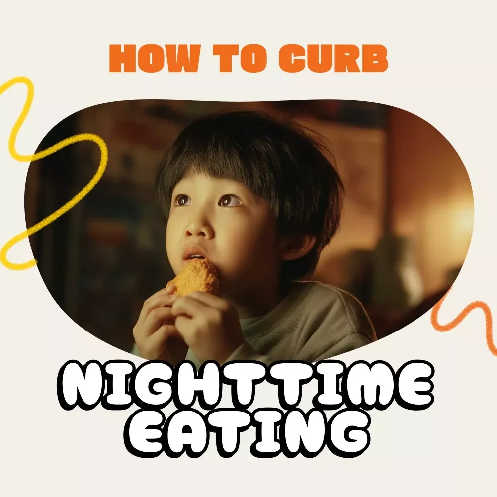 How to Curb Nighttime Eating in Kids | Digital Parenting Guide for Healthy Sleep & Nutrition Habits | Printable eBook & Instant Download
