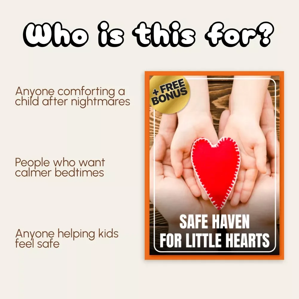 Safe Haven for Little Hearts | eBook on How to Comfort a Child After Waking from Nightmare | Gentle Parenting & Sleep Support Guide for Parents