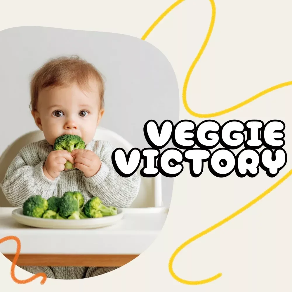 Veggie Victory: A Parent’s Playbook for Getting Toddlers to Love Vegetables | Digital Download Guide, eBook for Picky Eaters, Toddler Nutrition Tips, Parenting Resource