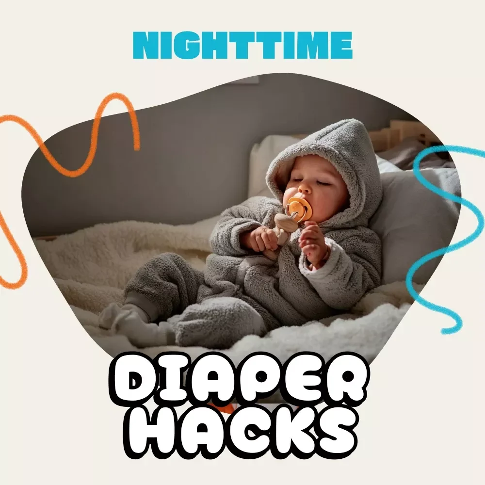 Nighttime Diaper Hacks: Smart Sleep Solutions for You and Your Baby | Baby Sleep Guide, Parenting eBook, Digital Download for New Parents, Nighttime Diaper Tips & Tricks