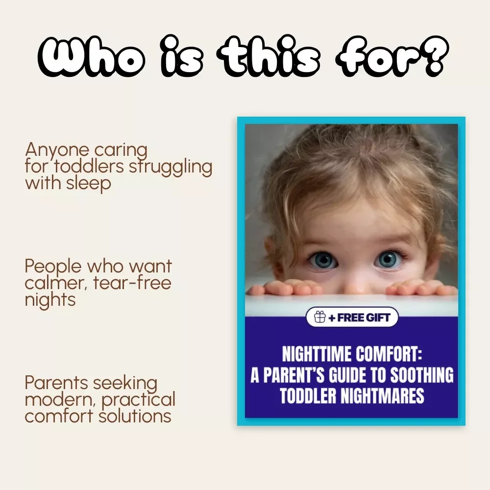 Nighttime Comfort: A Parent’s Guide to Soothing Toddler Nightmares | How to Handle Toddler Nightmares | Digital Download eBook & Printable Guide for Parents