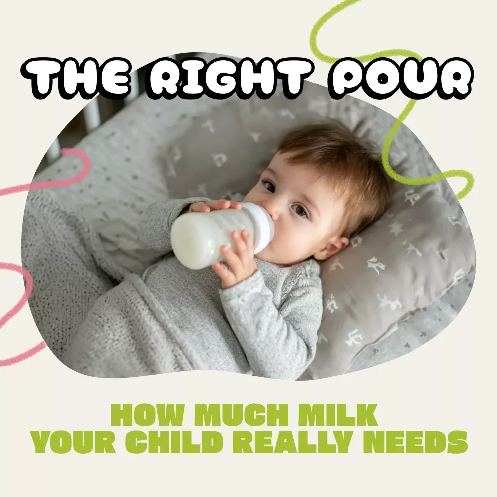 The Right Pour: How Much Milk Your Child Really Needs (and Why It Matters) | Digital Parenting Guide on How Much Milk Should Child Drink | Printable Nutrition eBook for Kids’ Health