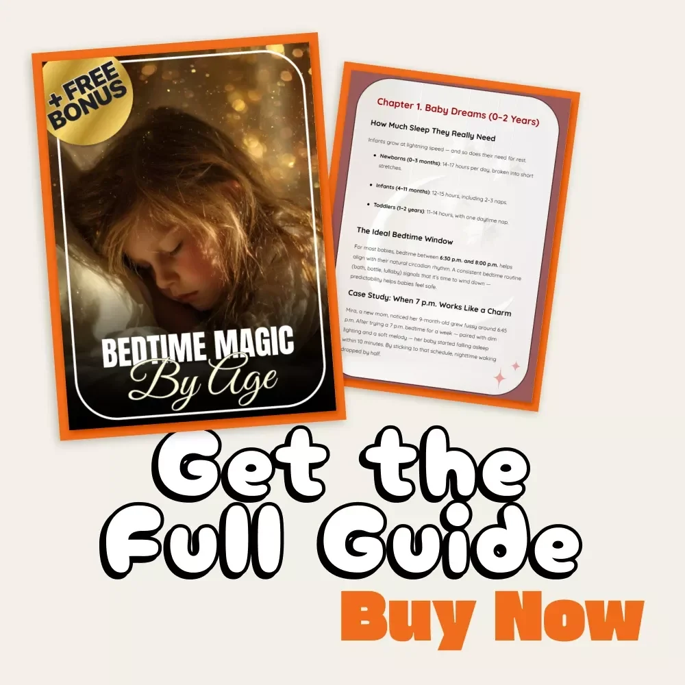 Bedtime Magic by Age | Digital Sleep Guide for Parents | What Is a Reasonable Bedtime by Age | AI Parenting Sleep Planner for Babies, Kids & Teens