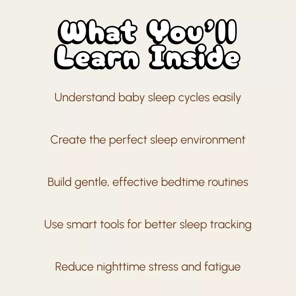 Peaceful Nights for Baby and You | Newborn Sleep Guide for Parents | How to Get Newborn to Sleep at Night | Digital Download eBook