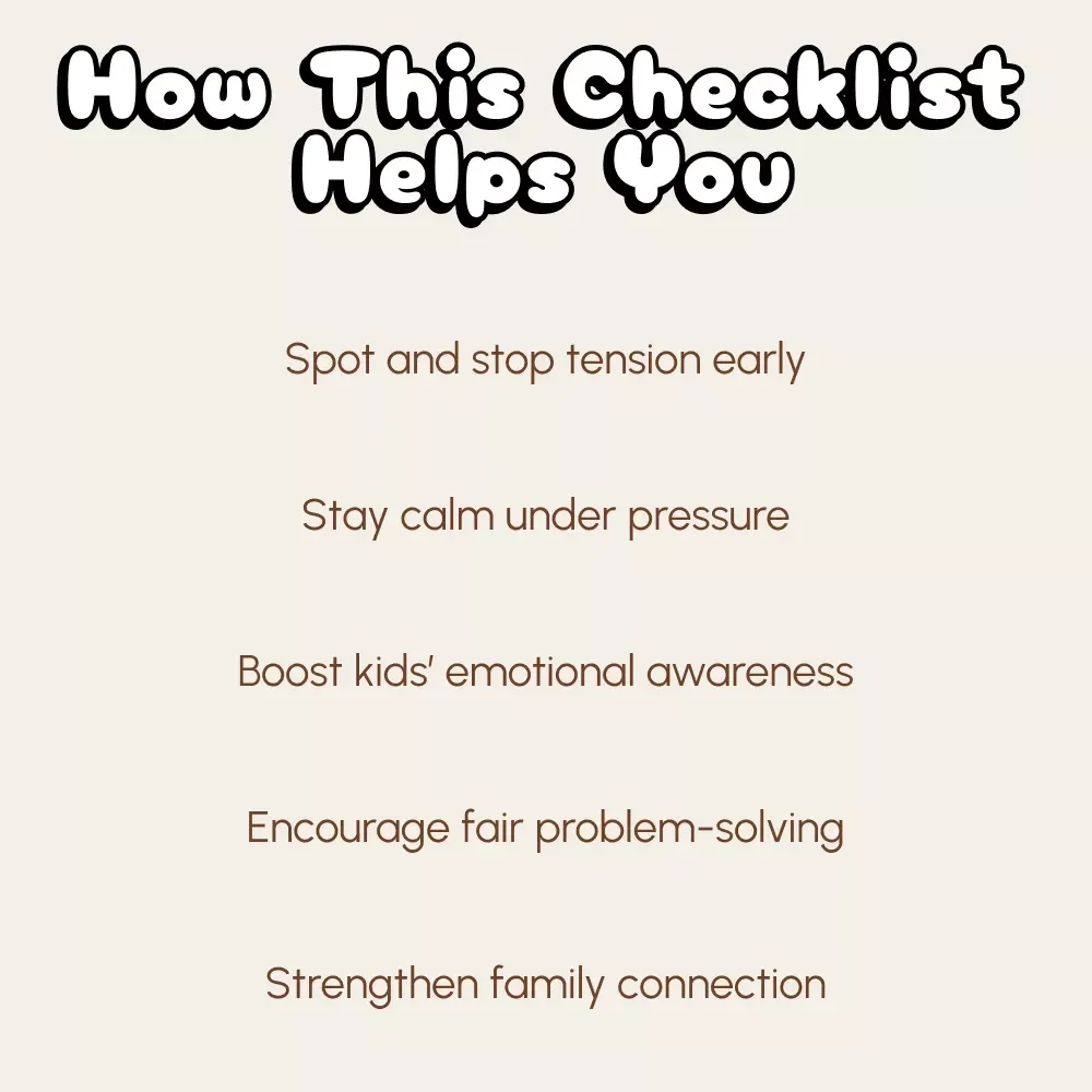 Your Ultimate Sibling Rivalry Survival Checklist | Digital Parenting Guide for Peaceful Homes | How to Handle Sibling Rivalry Made Simple