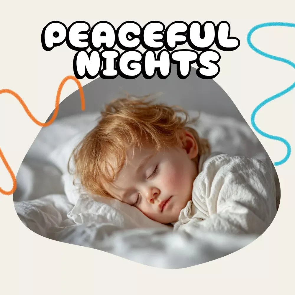Peaceful Nights Ahead | Toddler Sleep Guide for Calm Bedtimes, Gentle Routines & AI Parenting Support | Digital Download eBook for Parents
