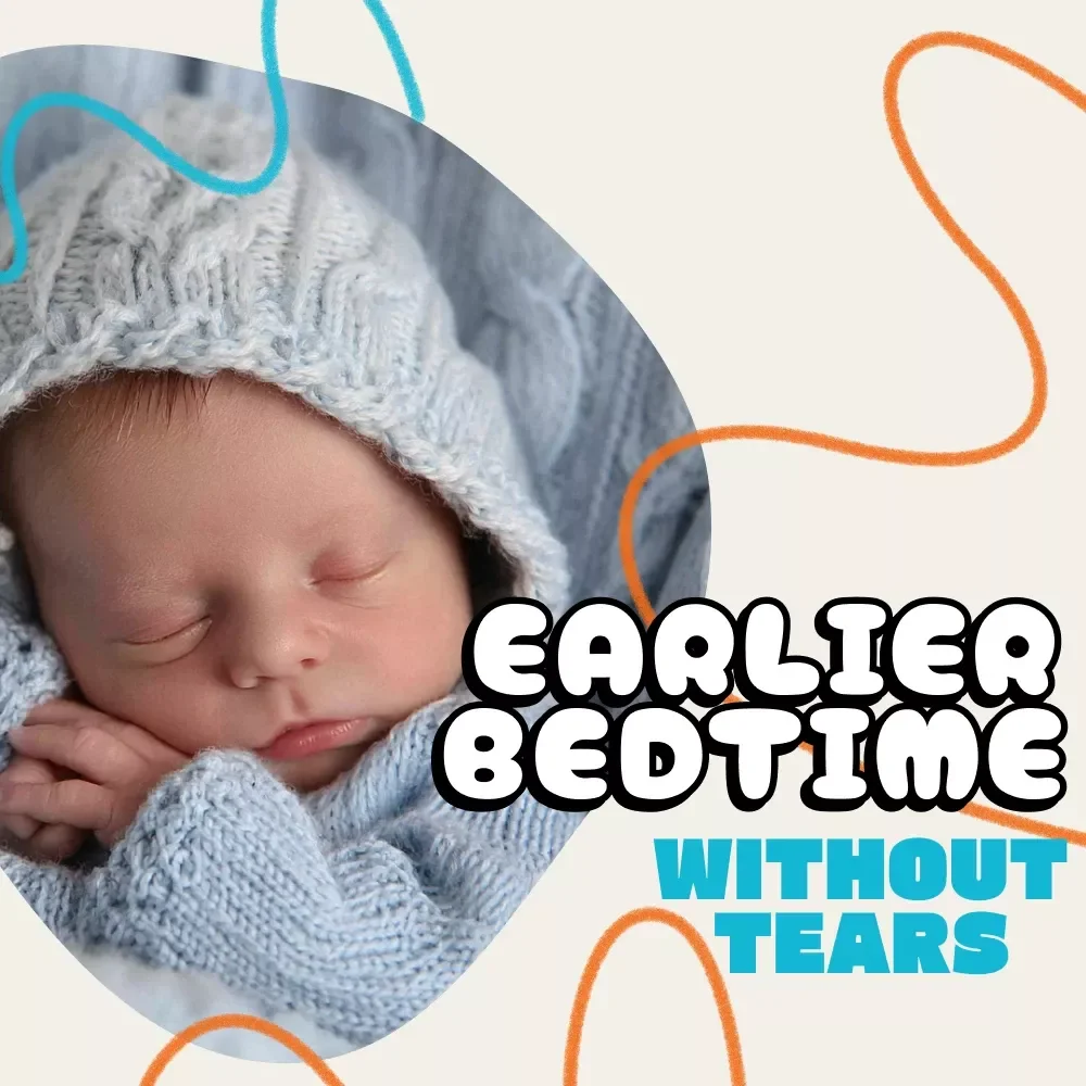 Helping Kids Embrace an Earlier Bedtime Without Tears | Gentle Parenting eBook for Peaceful Evenings | Step-by-Step Guide on How to Shift Bedtime Gradually | Digital Download Sleep Training Resource for Parents