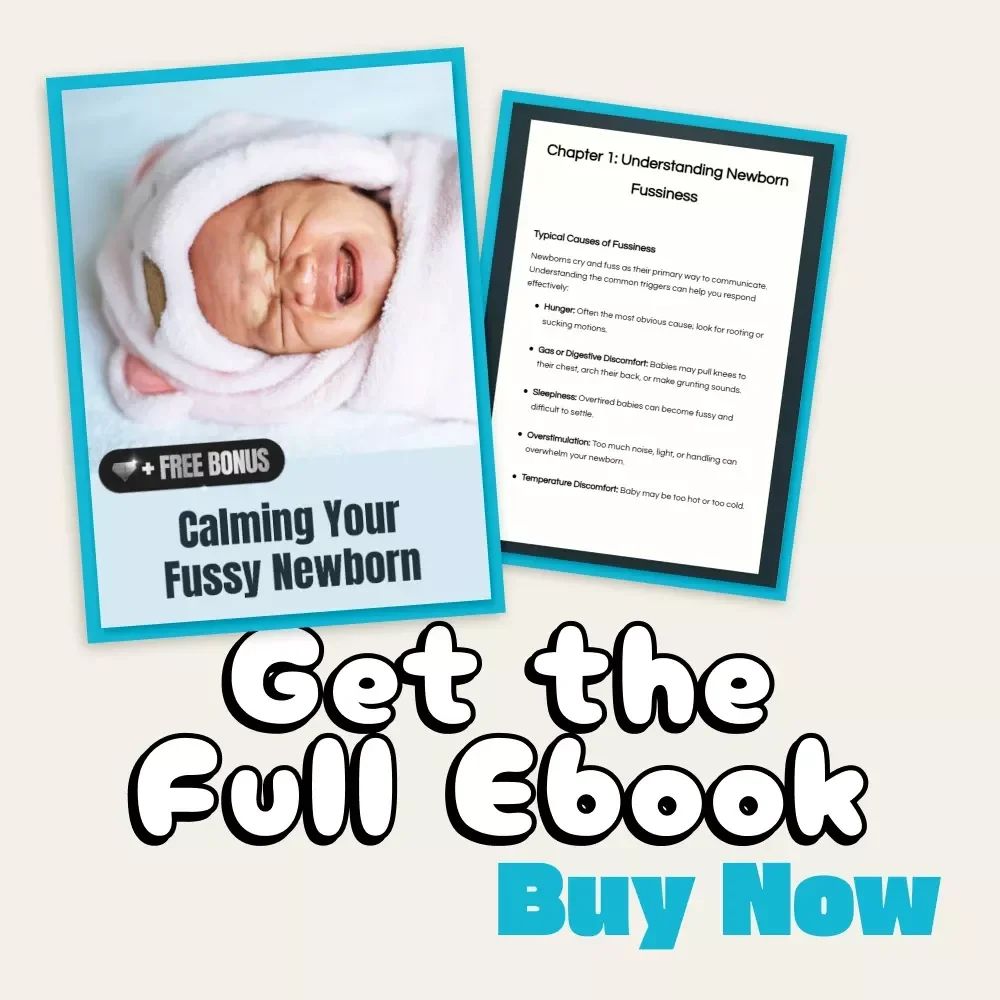 Calming Your Fussy Newborn | Gentle Parenting eBook for New Moms | How to Calm Newborn During Fussy Periods | Baby Soothing Guide & Proven Comfort Techniques