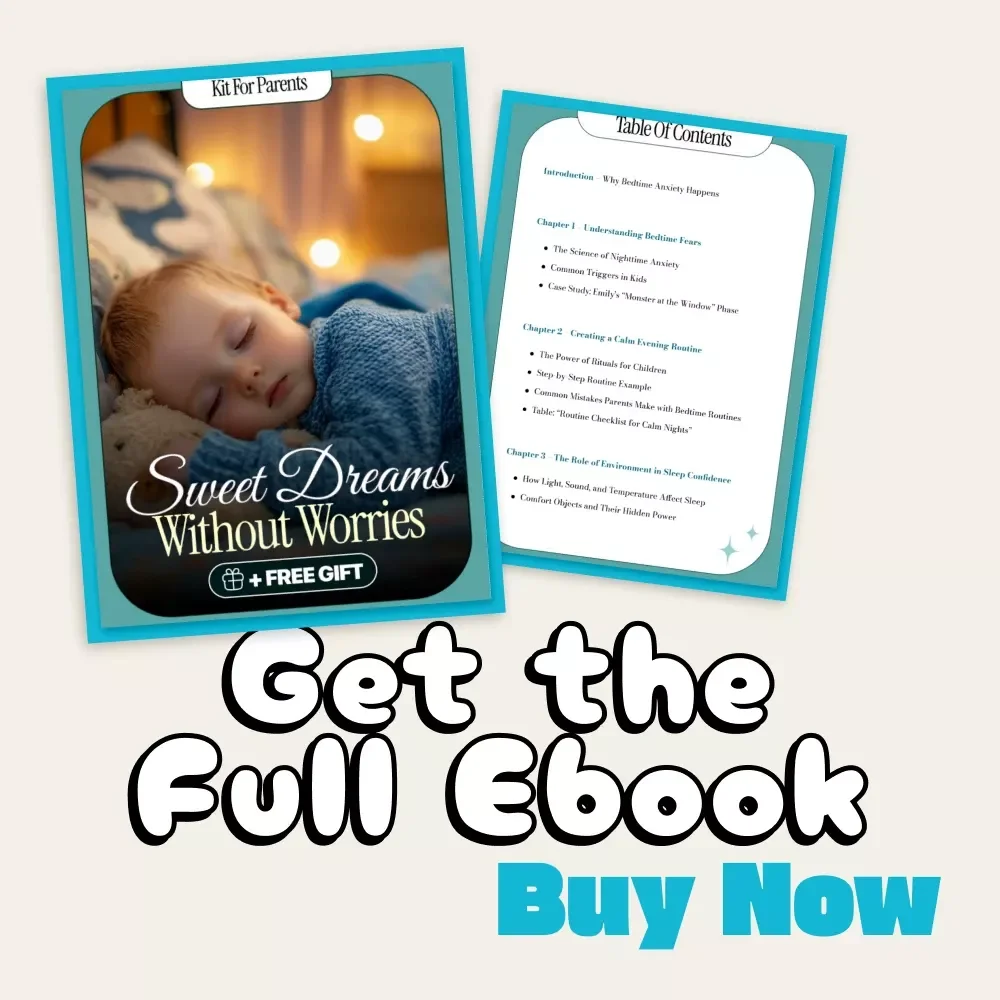 Sweet Dreams Without Worries | Ebook for Parents on How to Reduce Anxiety About Bedtime | Gentle Sleep Confidence Guide for Kids