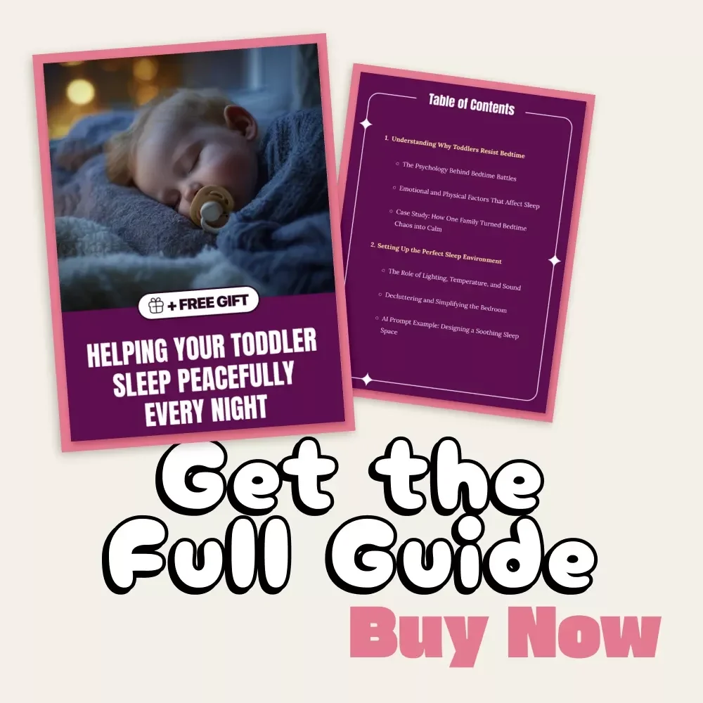 Helping Your Toddler Sleep Peacefully Every Night | eBook for Parents | What to Do When Toddler Refuses Bedtime | Calm Bedtime Routine & Sleep Guide
