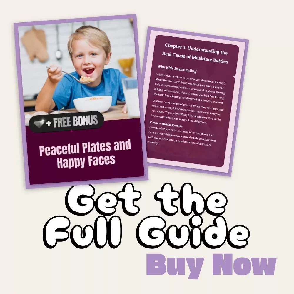 Peaceful Plates and Happy Faces | Digital Guide for Parents | How to Manage Mealtime Battles and Create Calm, Joyful Family Meals