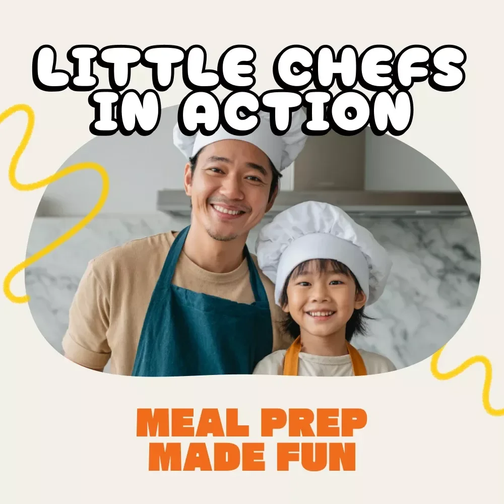 Little Chefs in Action: Meal Prep Made Fun | Printable Checklist for Parents & Kids | How to Involve Child in Meal Prep | Family Cooking Guide for Creative Learning