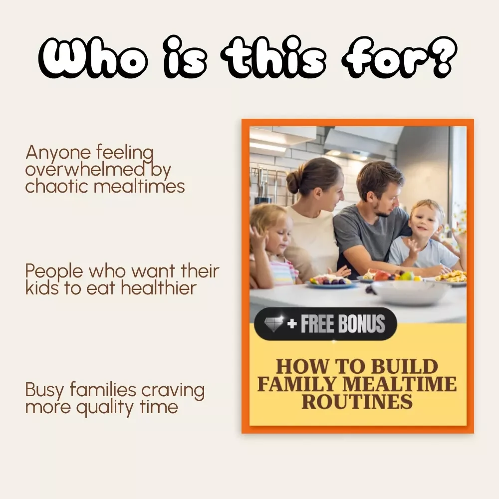 How to Build Happy Family Routines Ebook | A Parent's Guide on How to Create Mealtime Routines for a Peaceful Home