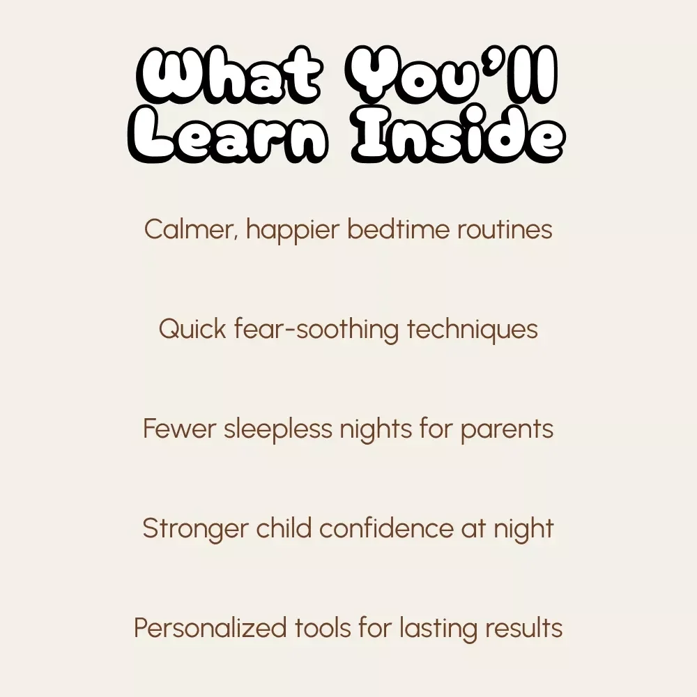 Sweet Dreams, Brave Hearts: A Parent’s Guide to Toddler Nighttime Fears | Gentle Sleep Tips, Expert Advice & Printable Guide for Overcoming Toddler Nighttime Fears | Digital Download for Peaceful Bedtimes