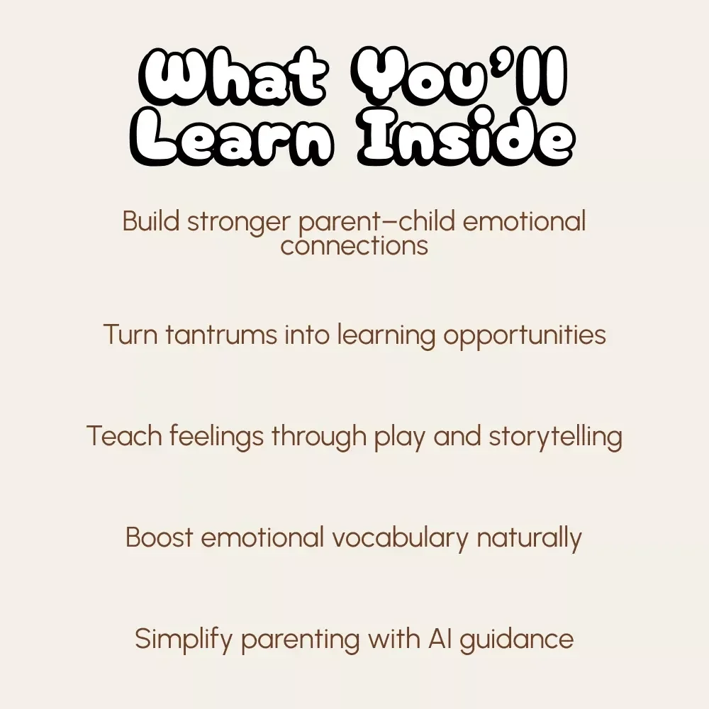 Little Voices, Big Feelings | Toddler Emotional Development Guide | Parenting eBook for Understanding Toddler Emotions, Teaching Feelings, and Smart Parenting with AI Support | Printable Digital Download for Parents and Educators