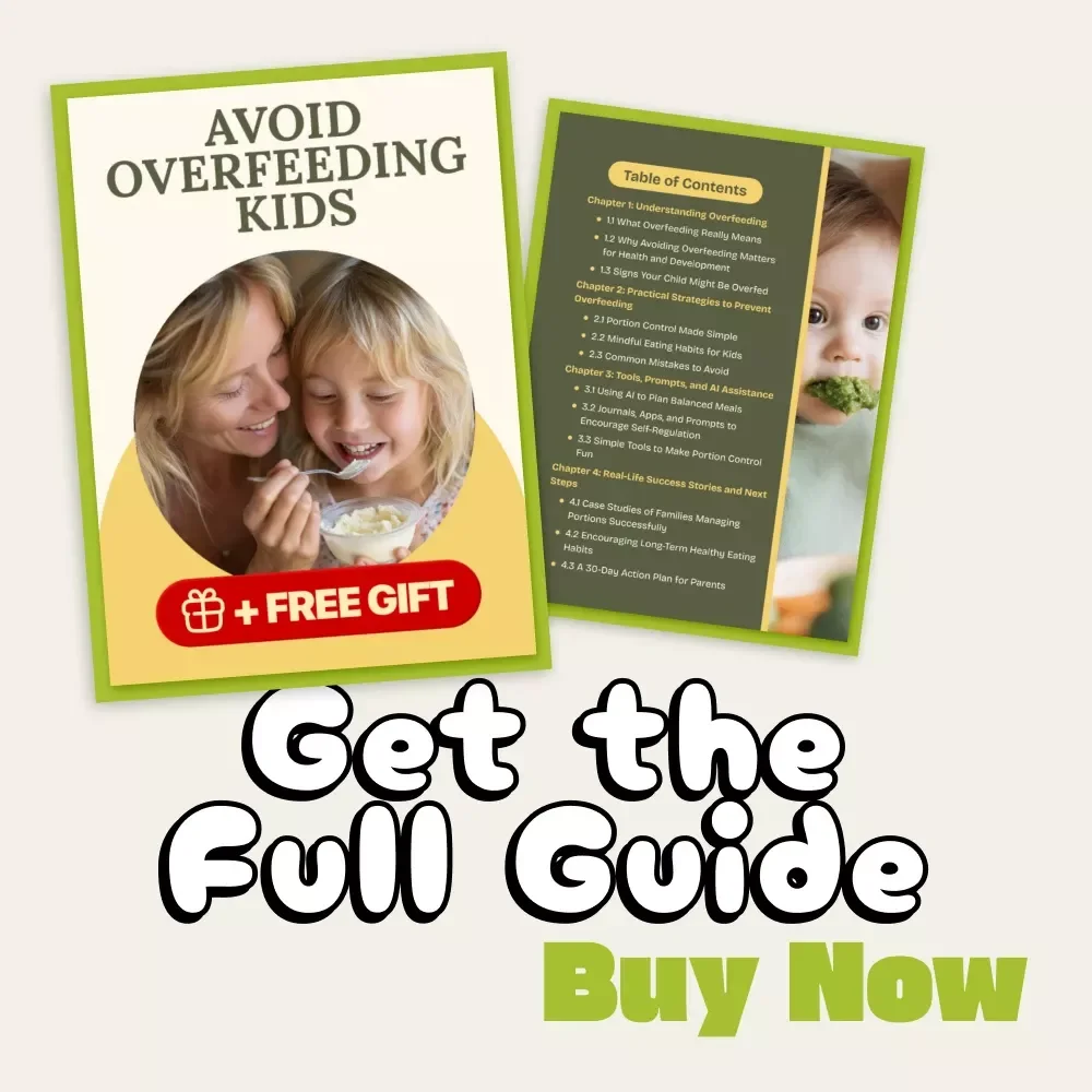 Avoid Overfeeding Kids – A Practical Parent’s Guide to How to Avoid Overfeeding, Build Healthy Eating Habits, and Encourage Mindful Nutrition (Digital Download)