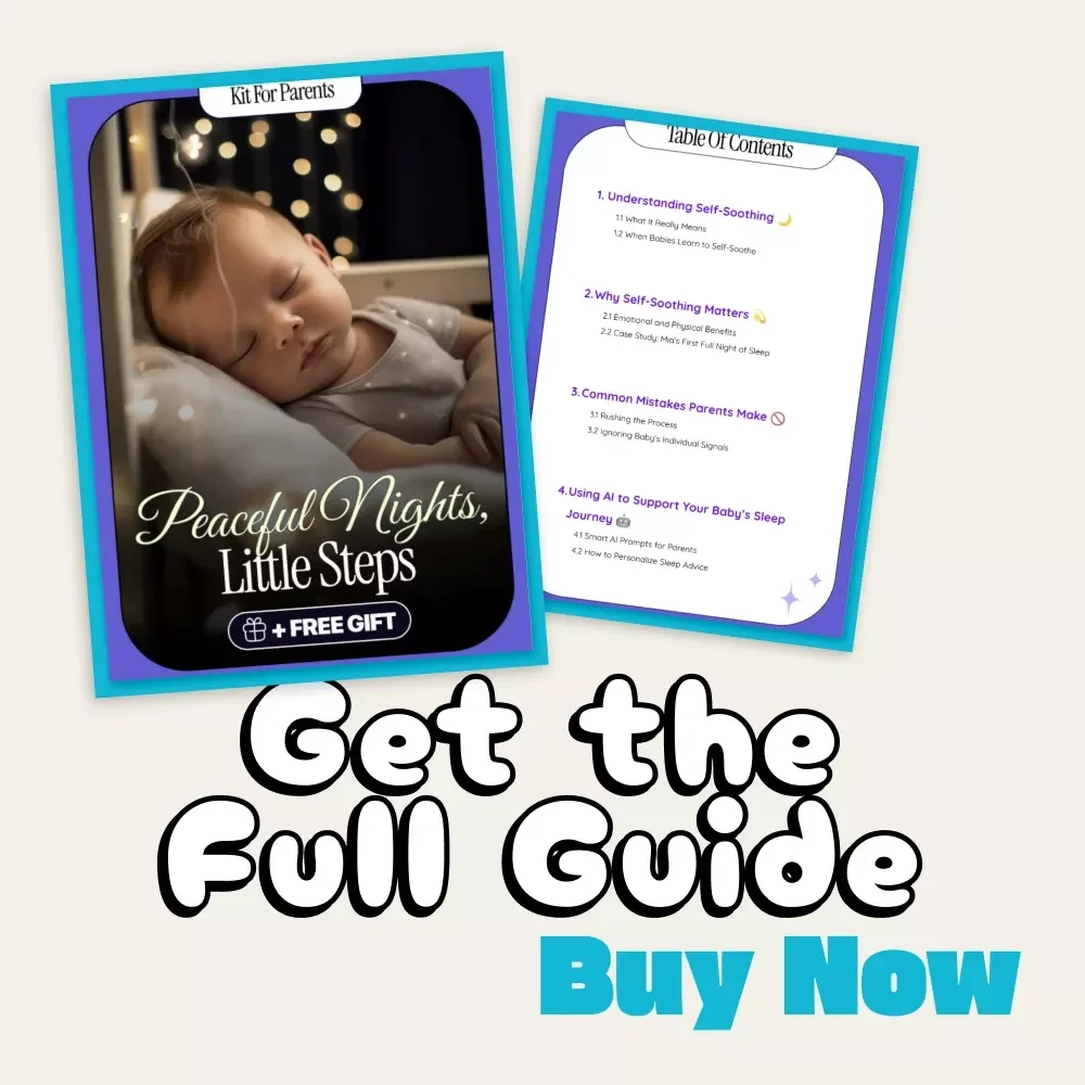 Peaceful Nights, Little Steps | Baby Sleep Guide for Parents | Understanding What is Self Soothing at Night | Digital Download for Gentle Sleep Routines