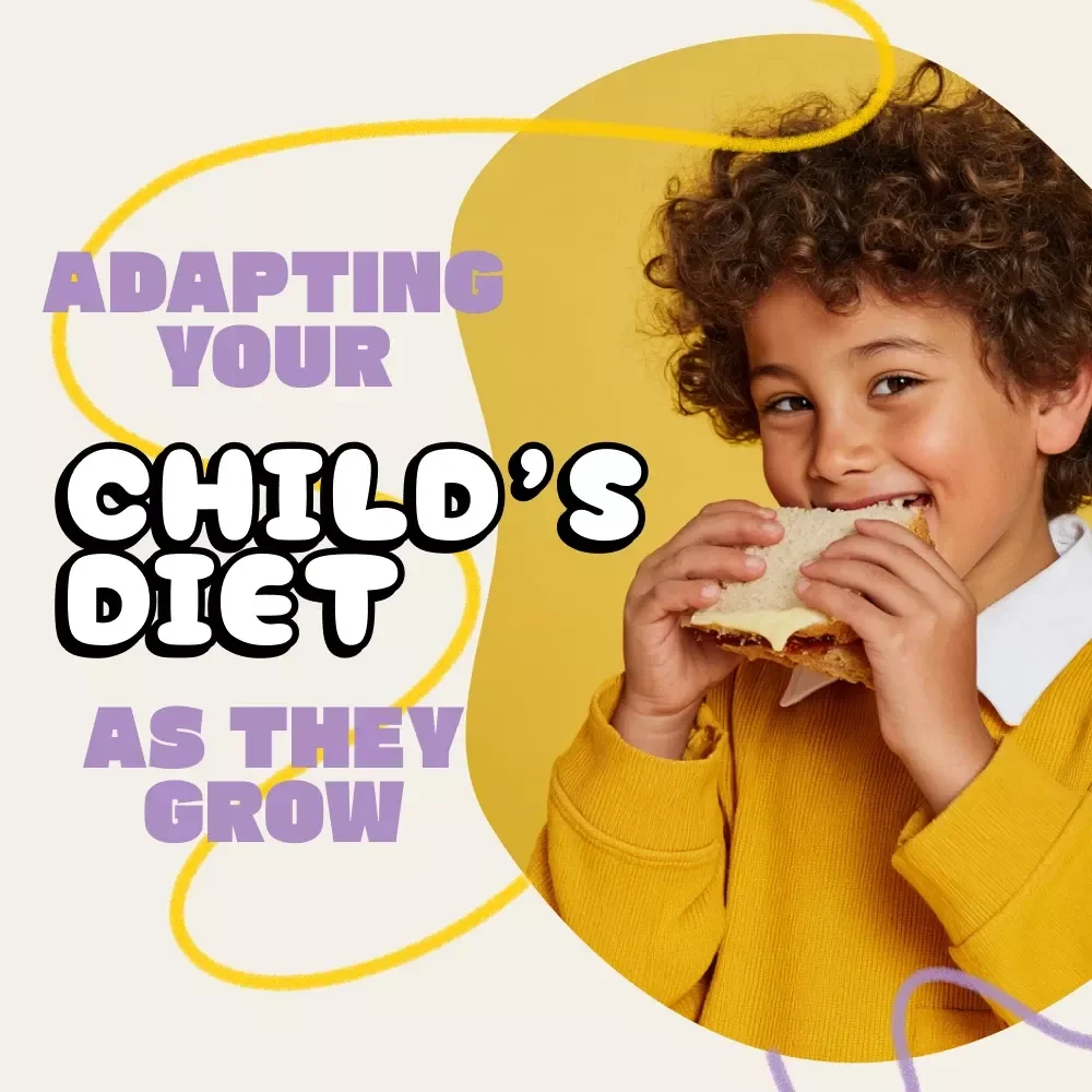Adapting Your Child’s Diet as They Grow | Printable Nutrition Checklist for Parents | How to Change Diet as Child Grows | Healthy Meal Planning Guide
