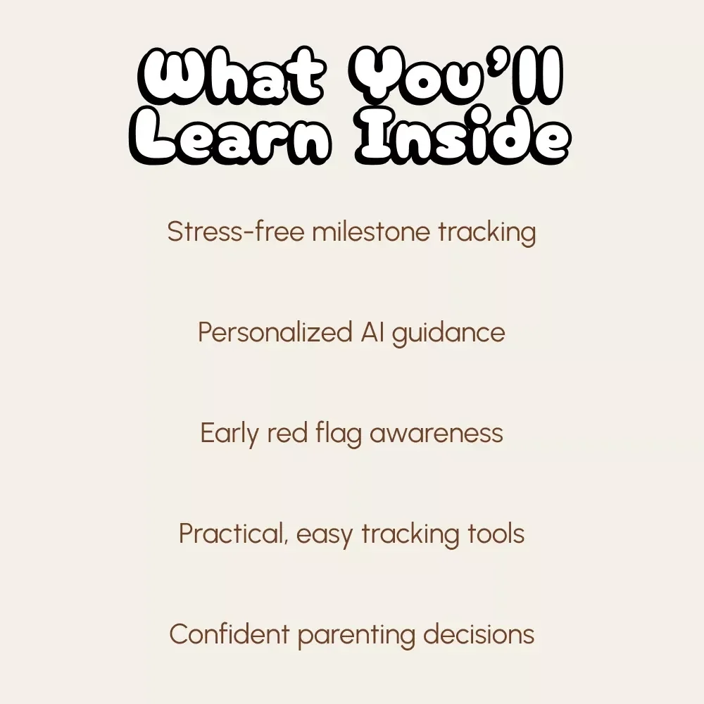 Growing Up Smart: A Parent’s Guide to Tracking Baby Milestones with Confidence and AI | Digital Guide for New Parents | How to Track Growth and Developmental Milestones Easily