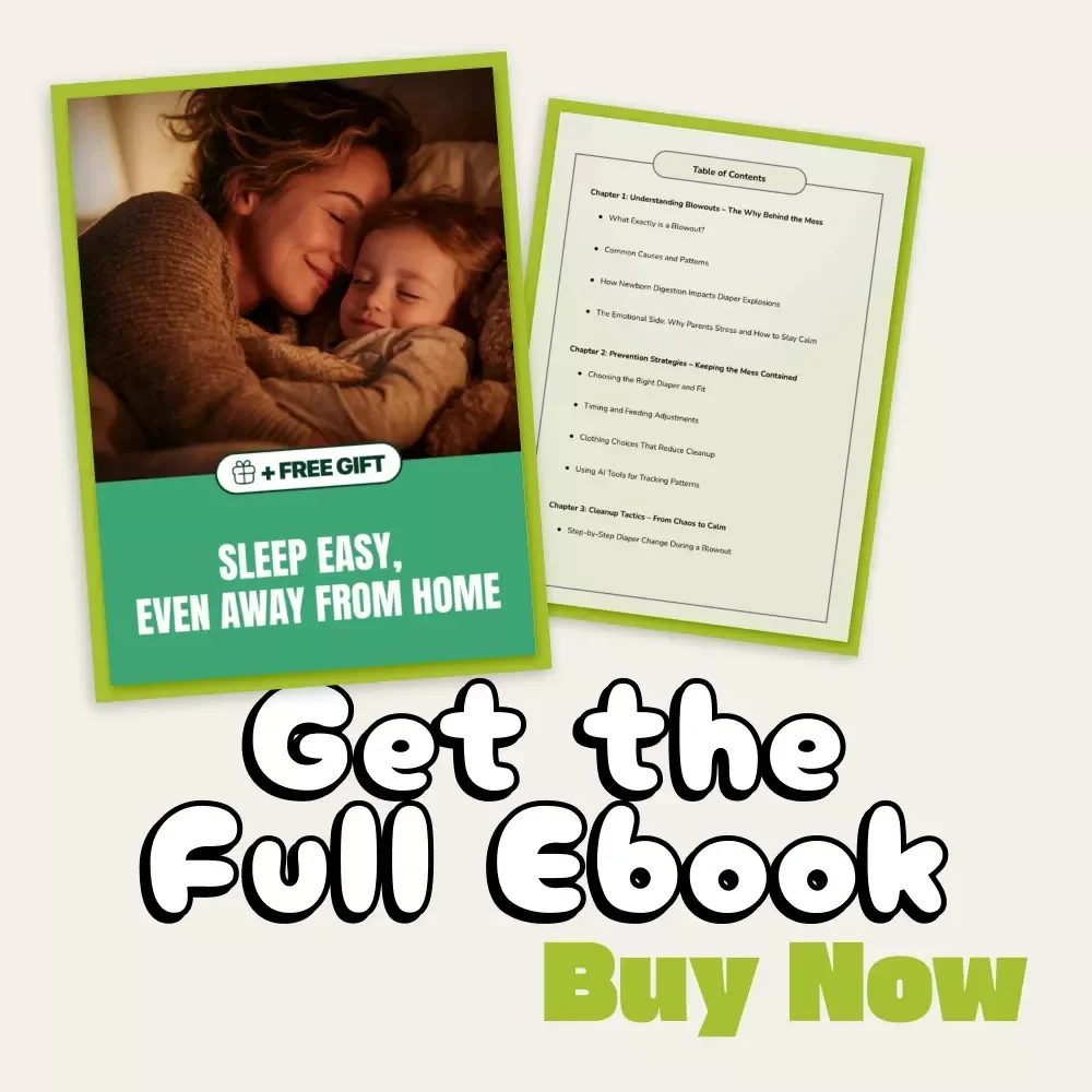 Sleep Easy, Even Away from Home | Travel Sleep eBook for Parents | How to Manage Bedtime on Vacation | Digital Download Guide for Calm Nights Anywhere
