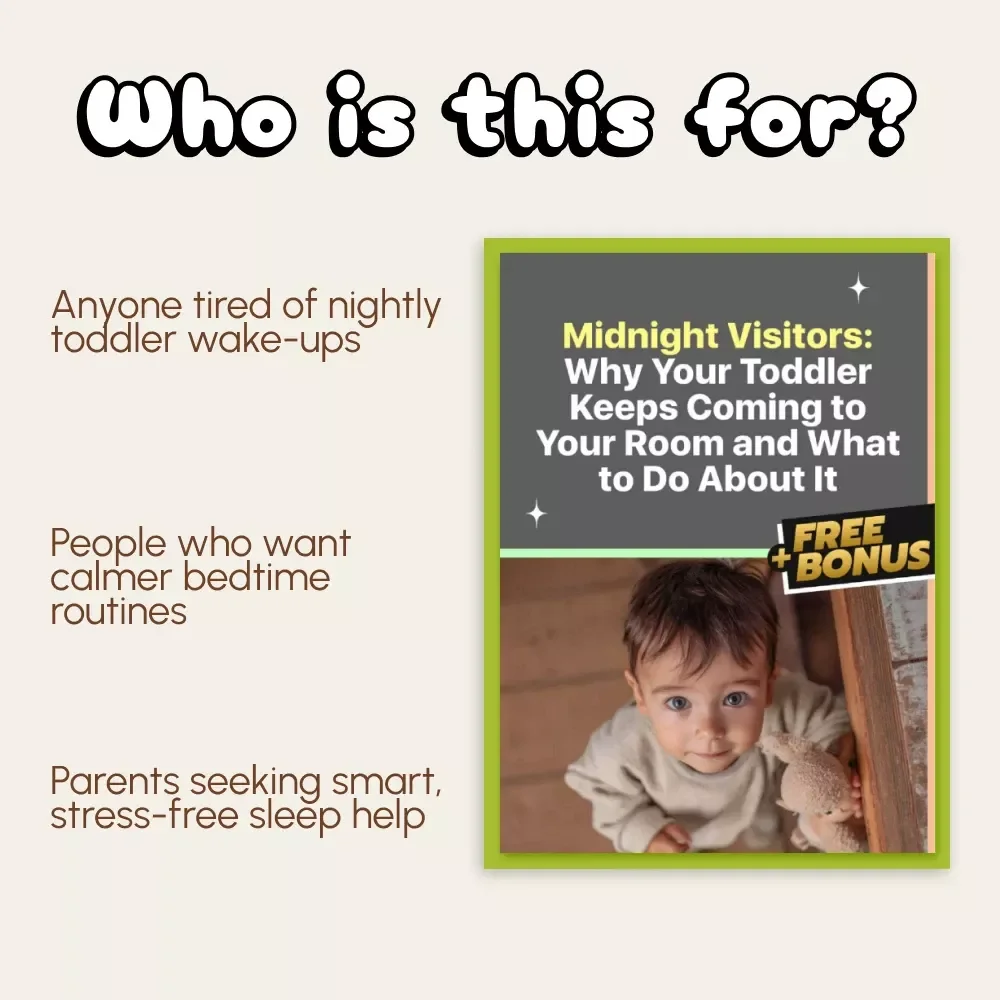 Midnight Visitors: Why Your Toddler Keeps Coming to Your Room and What to Do About It | Toddler Sleep Guide, Gentle Parenting eBook, Digital Download for Parents Wondering 