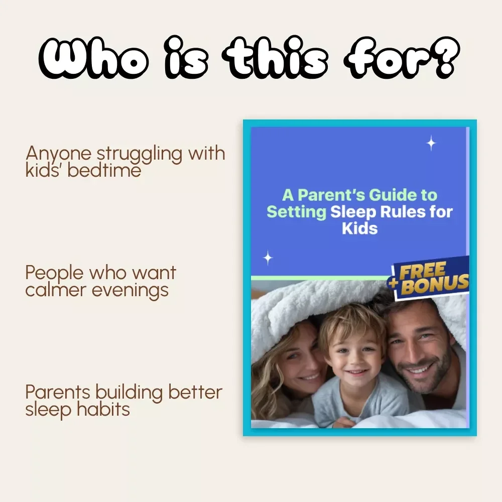 A Parent’s Guide to Setting Sleep Rules for Kids | Printable Digital Download | How to Set Sleep Rules for Kids | Parenting eBook & Sleep Routine Guide