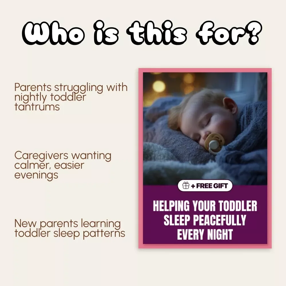 Helping Your Toddler Sleep Peacefully Every Night | eBook for Parents | What to Do When Toddler Refuses Bedtime | Calm Bedtime Routine & Sleep Guide
