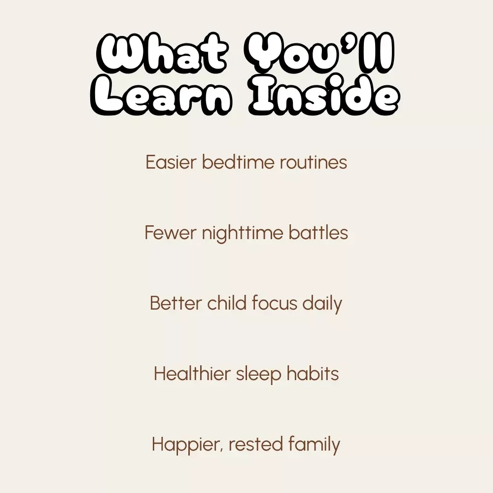 A Parent’s Guide to Setting Sleep Rules for Kids | Printable Digital Download | How to Set Sleep Rules for Kids | Parenting eBook & Sleep Routine Guide