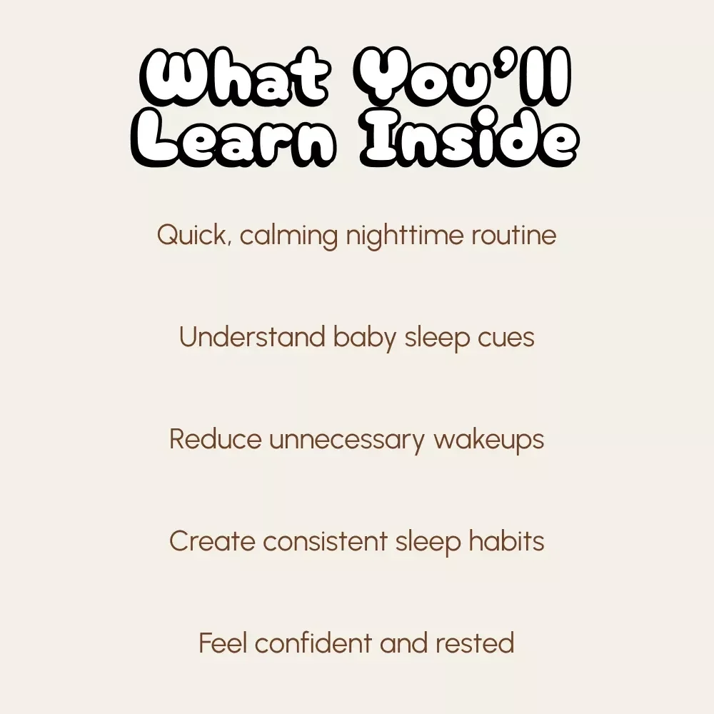 The Nighttime Rescue Checklist for Frequent Wakeups | Digital Newborn Sleep Guide | What to Do When Newborn Keeps Waking | Instant Download for Tired Parents