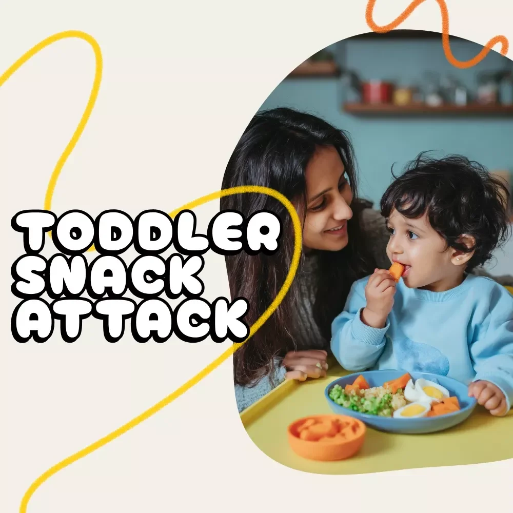 Toddler Snack Attack: Healthy Treats Your Little One Will Love | Printable Toddler Snack Guide | Kids Nutrition Checklist | Healthy Snack Ideas for Toddlers | Instant Digital Download