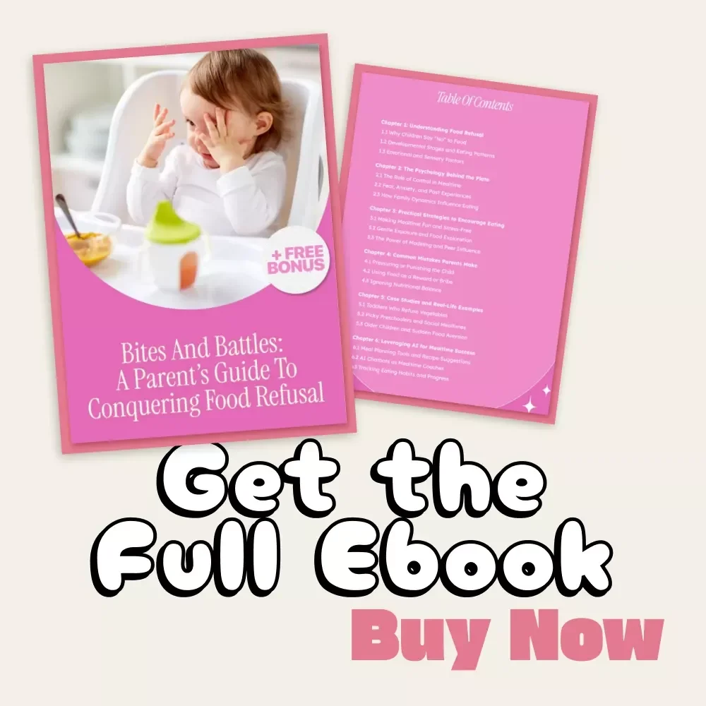 Bites and Battles: A Parent’s Guide to Conquering Food Refusal | Printable Parenting eBook | Toddler & Child Feeding Guide | Gentle Mealtime Strategies | Picky Eater Help