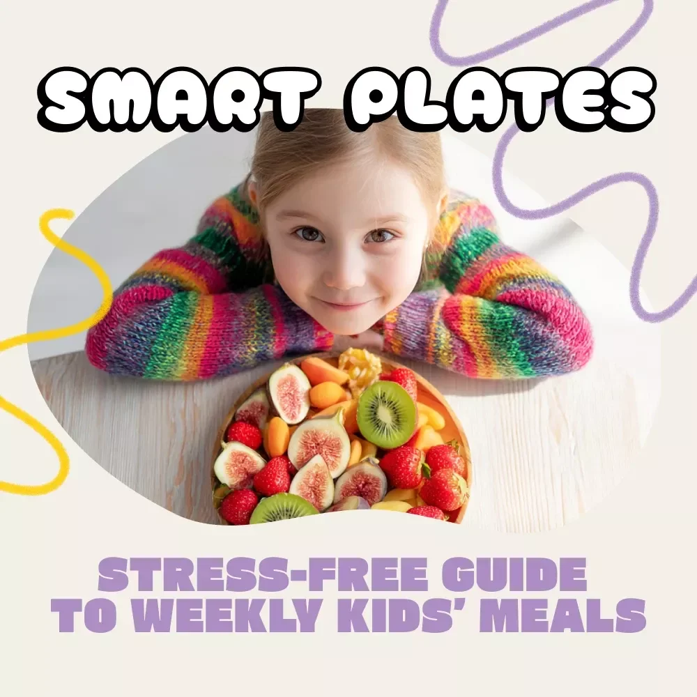 Smart Plates: Your Stress-Free Guide to Weekly Kids’ Meals | Digital Meal Planning Guide for Parents | How to Plan Weekly Meals for Kids