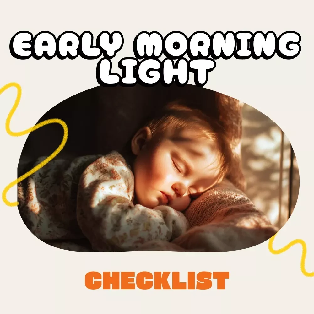 Checklist to Block Early Morning Light in Your Kid’s Room | How to Block Early Morning Light in Kid’s Room | Printable Sleep-Friendly Guide for Parents